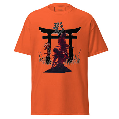 Ninja Samurai T-Shirt – Torii Alliance Tribute, Creed Shadows Fan Art – fan-made gamer merch by GenioGoods