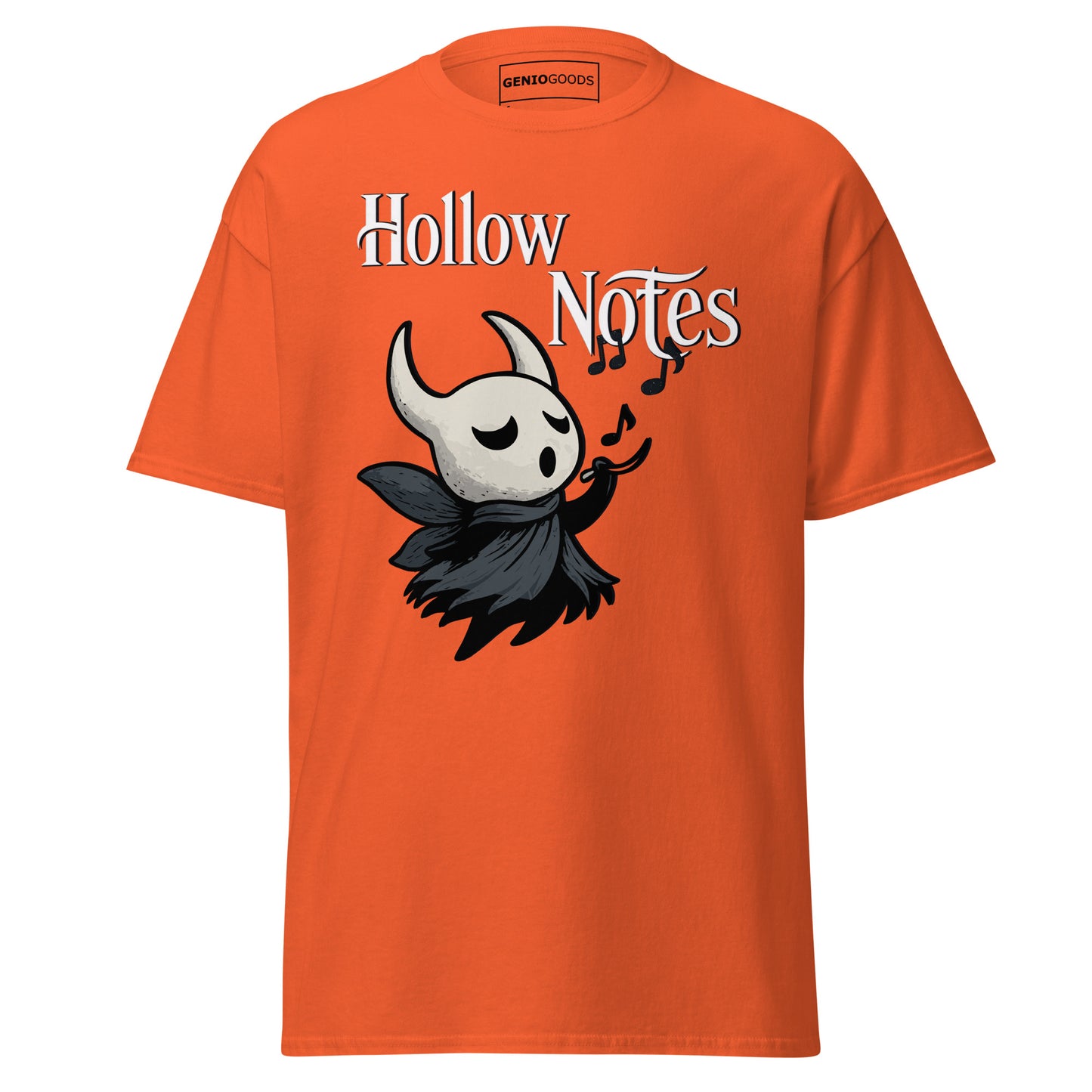 Hollow Notes T-Shirt – Cute Minimalist Fan Art Design – fan-made gamer merch by GenioGoods