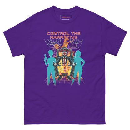 Control the Narrative T-Shirt – Dystopian Gamer Art