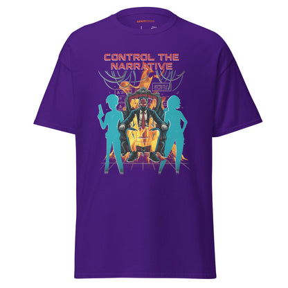 Split Fiction Control the Narrative Dystopian Tee | Fire Edition