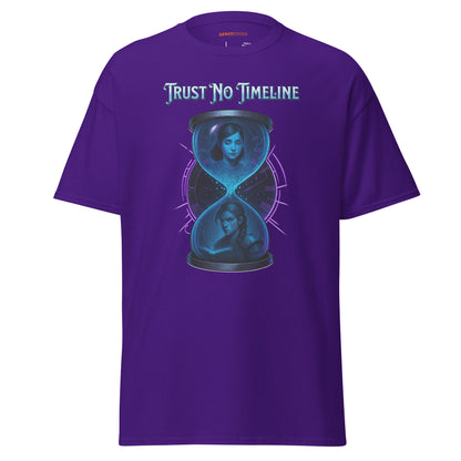 Split Fiction Trust No Timeline Tee – Hourglass Art