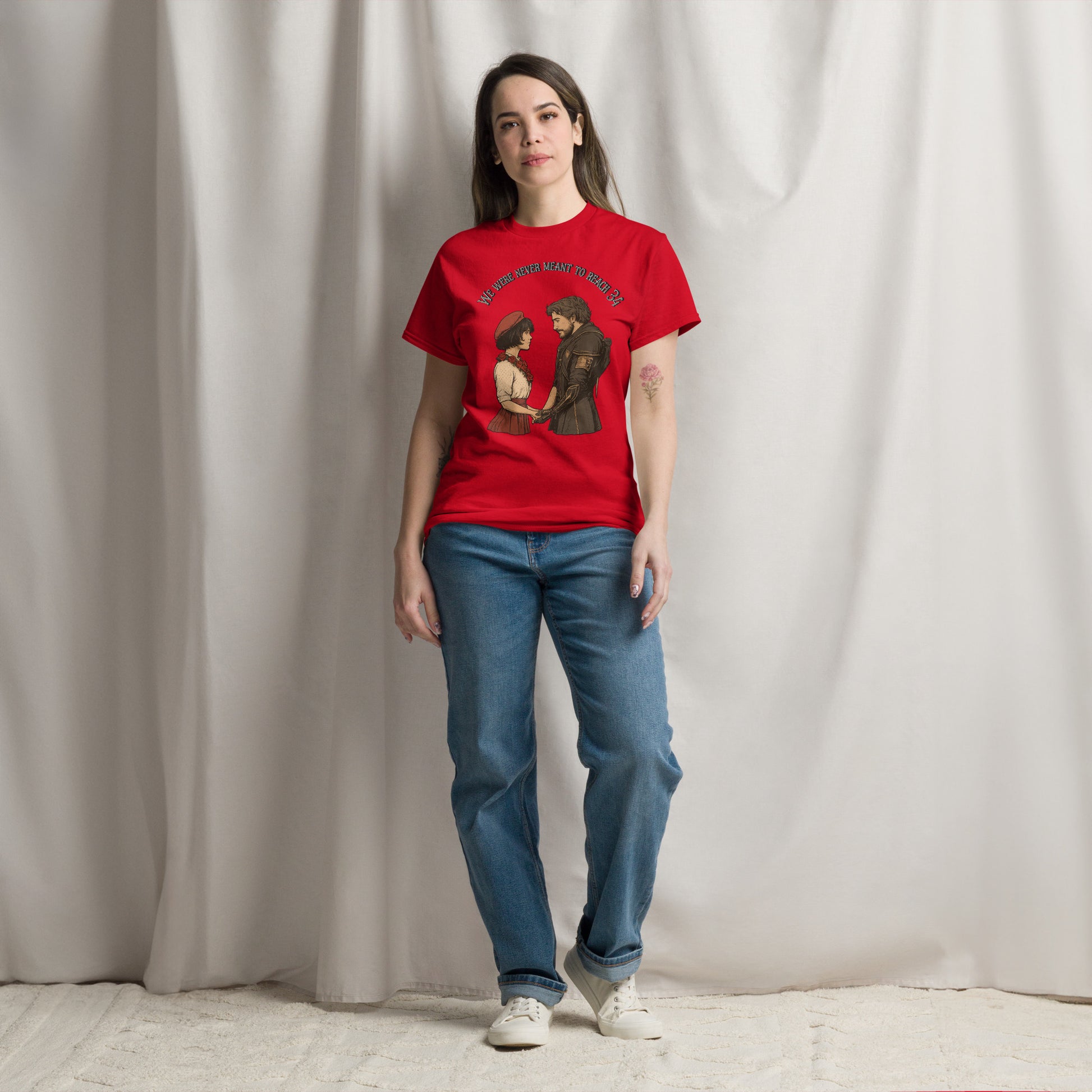 Clair Obscure Expedition 33 T-Shirt – We Were Never Meant to Reach 34