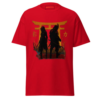 Assassin’s Creed Samurai T-Shirt – Shadowed Honor Tribute – fan-made gamer merch by GenioGoods