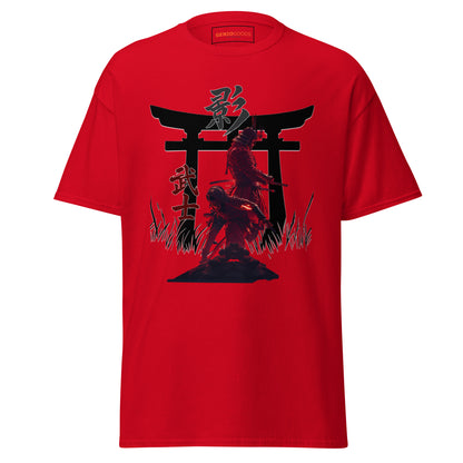 Ninja Samurai T-Shirt – Torii Alliance Tribute, Creed Shadows Fan Art – fan-made gamer merch by GenioGoods