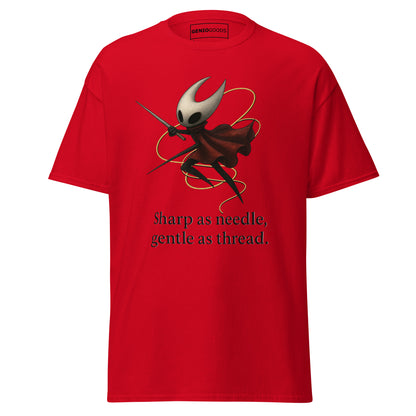 Hornet Needle T-Shirt – Minimalist Quote Fan Art Design – fan-made gamer merch by GenioGoods