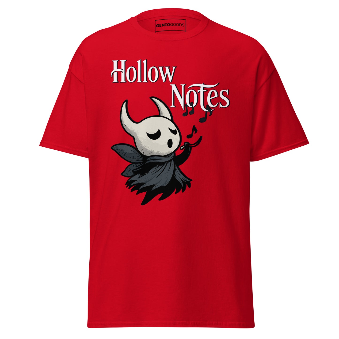 Hollow Notes T-Shirt – Cute Minimalist Fan Art Design – fan-made gamer merch by GenioGoods