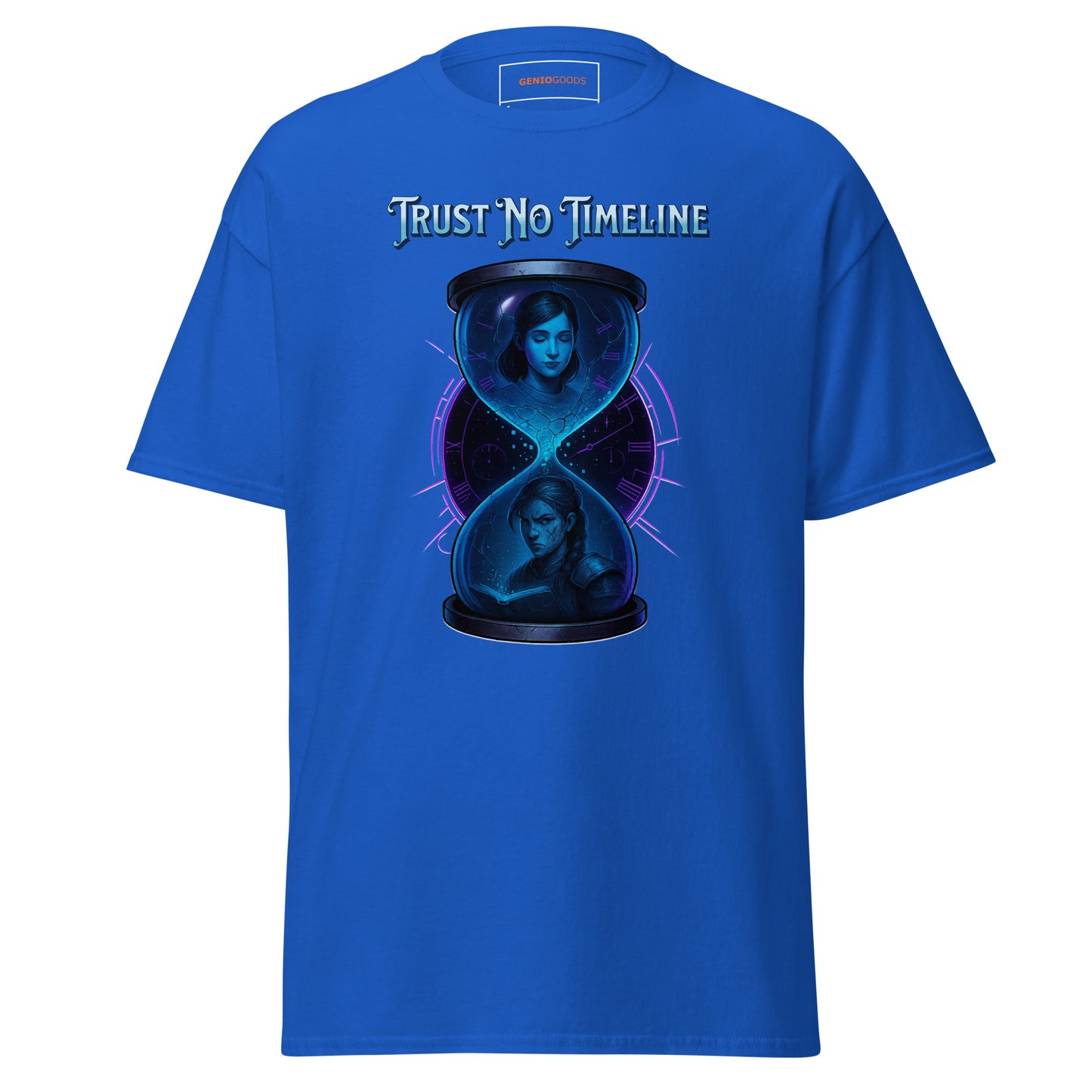 Split Fiction Trust No Timeline Tee – Hourglass Art