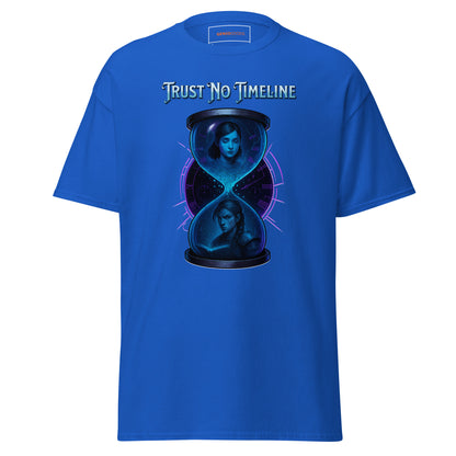 Split Fiction Trust No Timeline Tee – Hourglass Art