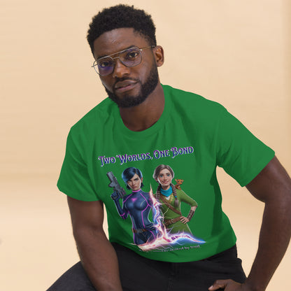 Two Worlds One Bond T-Shirt – Split Fiction Realistic Art