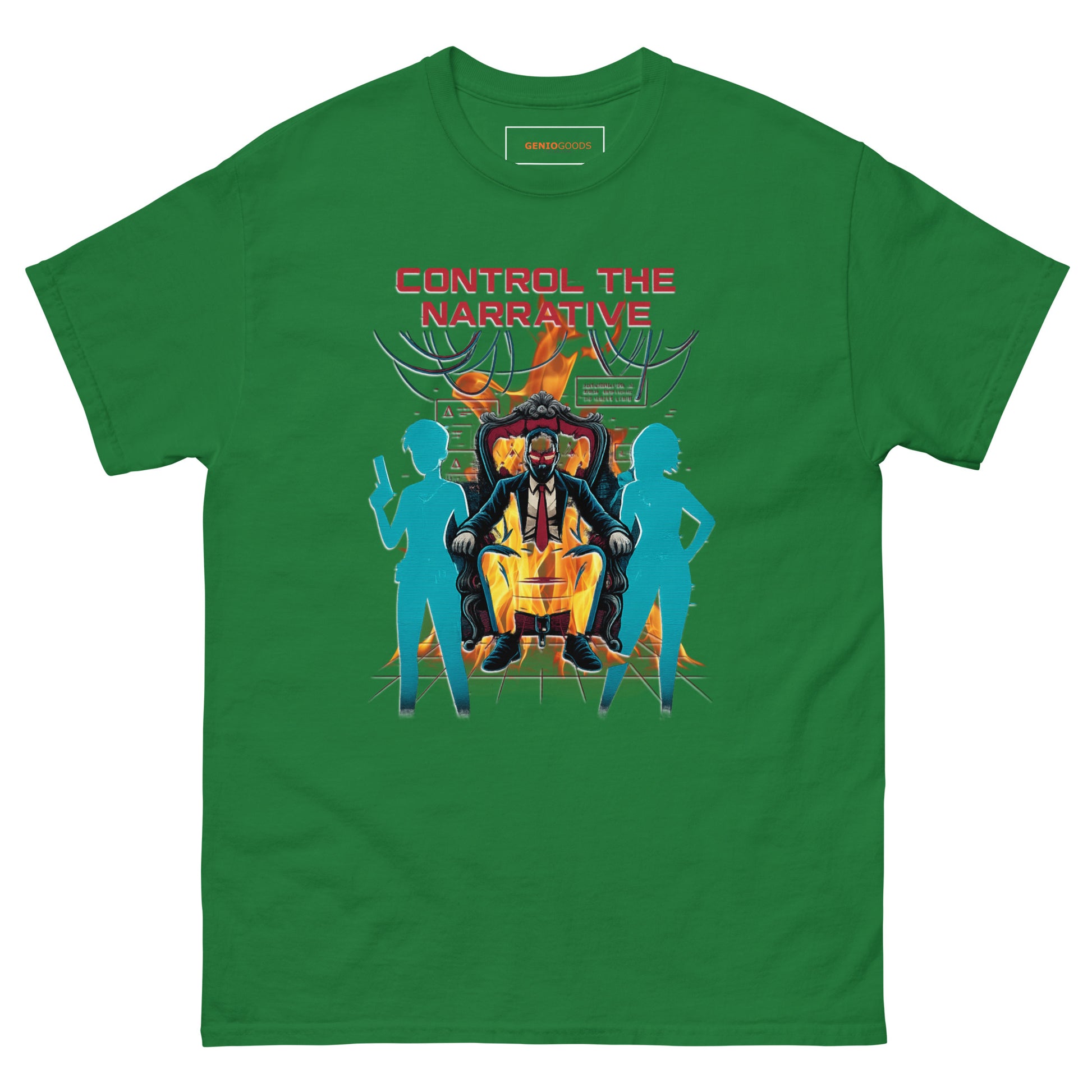Control the Narrative T-Shirt – Dystopian Gamer Art