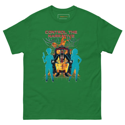 Control the Narrative T-Shirt – Dystopian Gamer Art