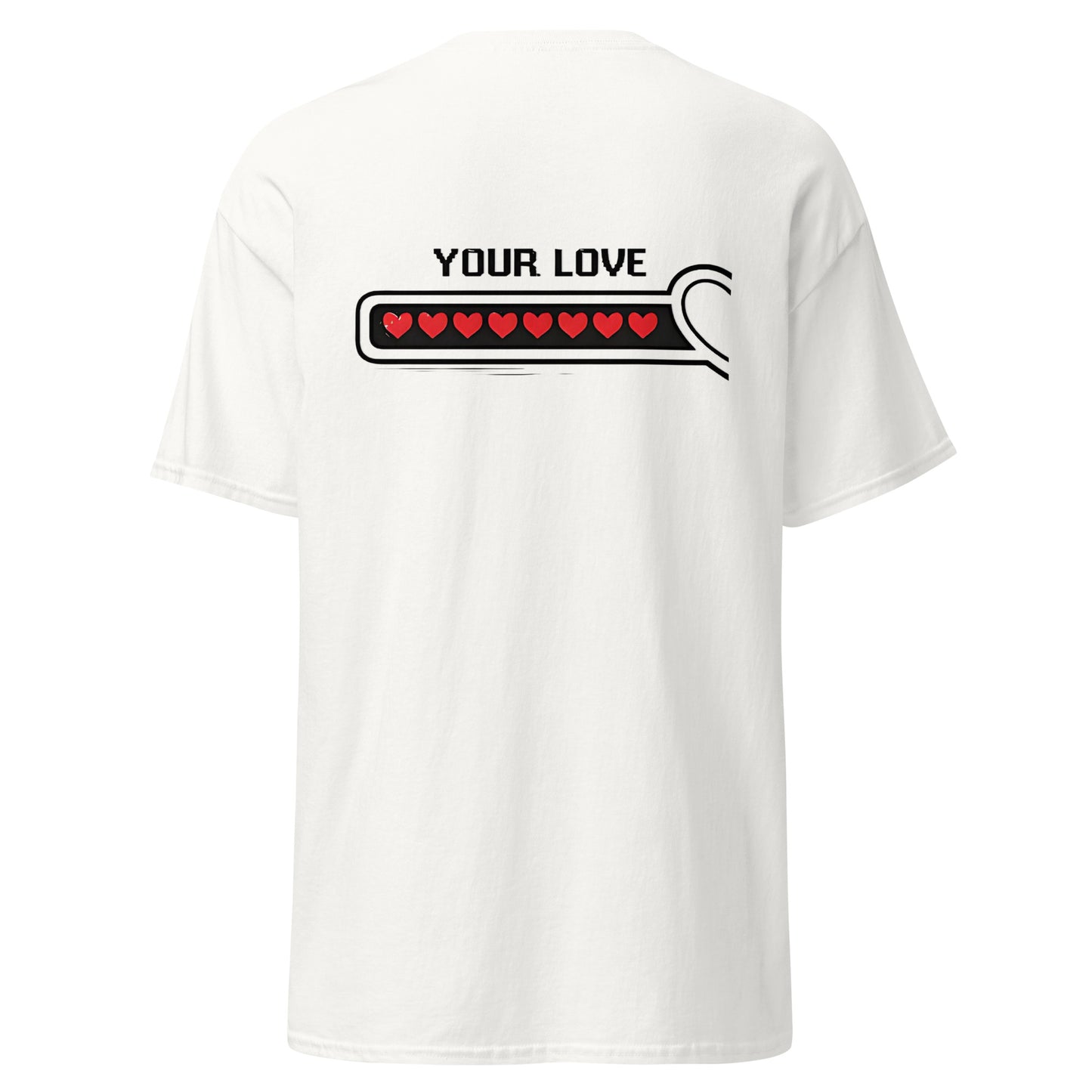 Love bar couple t-shirt – Your Love matching gaming apparel