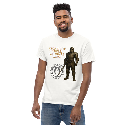 Oblivion Guard T-Shirt – Stop Right There Criminal Scum