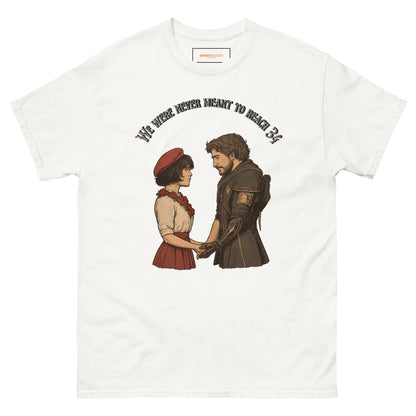 Clair Obscure Expedition 33 T-Shirt – We Were Never Meant to Reach 34