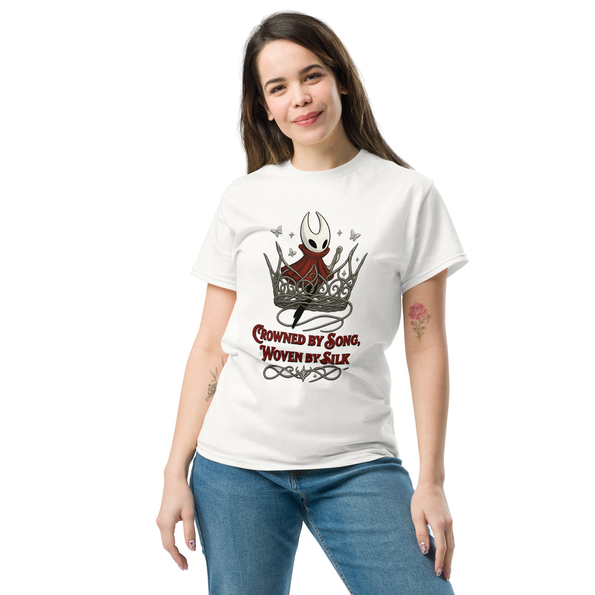 Hollow Knight Silksong Clothing – Crowned by Song Art