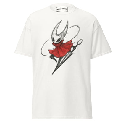 Hornet Silksong T-Shirt – Minimalist Sketch Art Style – fan-made gamer merch by GenioGoods