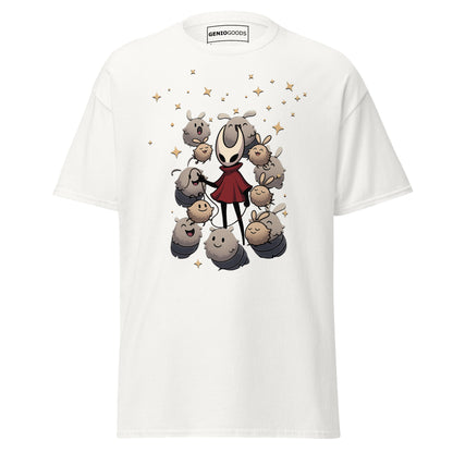 Hornet Grubs T-Shirt – Cute Minimalist Fan Art Design – fan-made gamer merch by GenioGoods