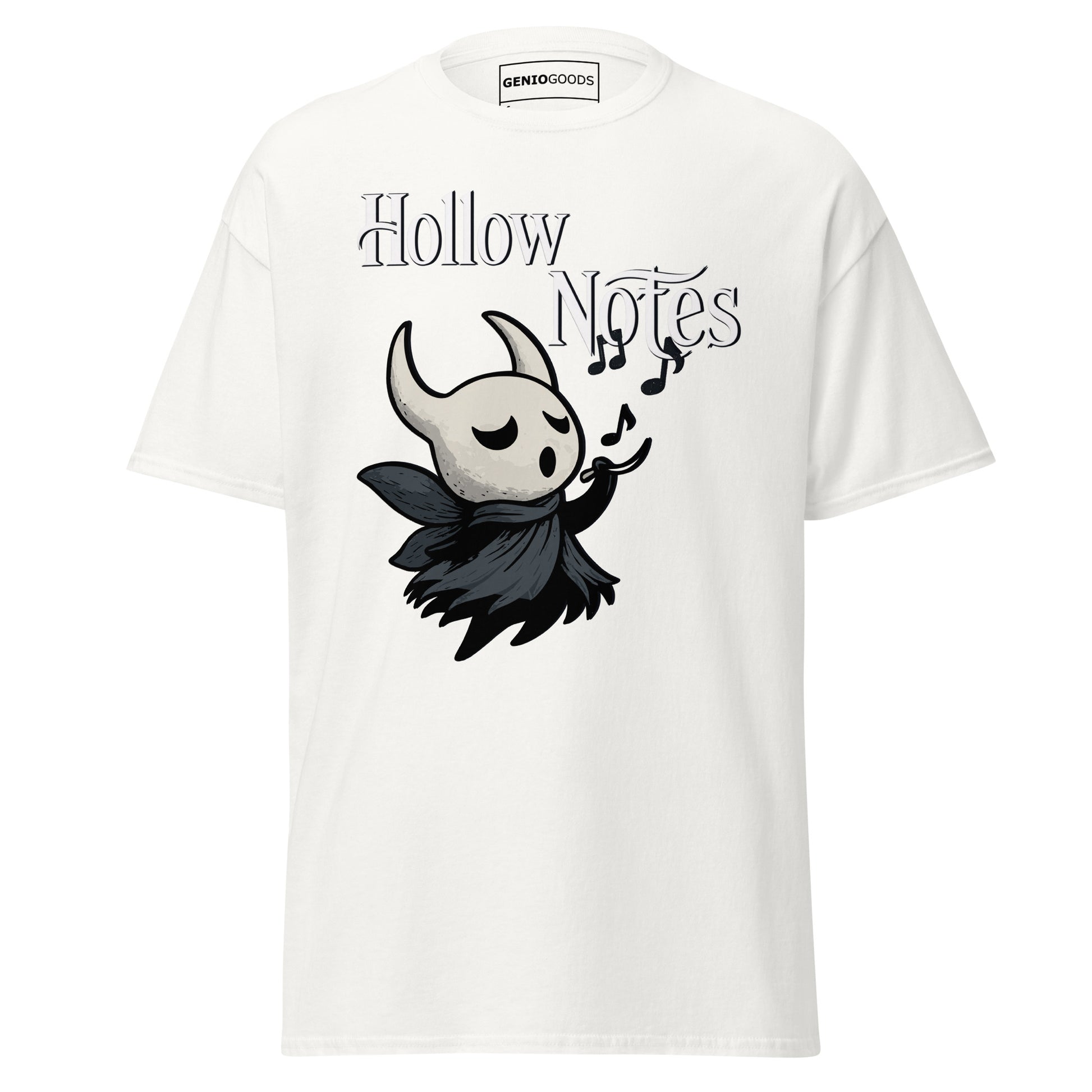 Hollow Notes T-Shirt – Cute Minimalist Fan Art Design – fan-made gamer merch by GenioGoods