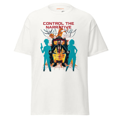 Split Fiction Control the Narrative Dystopian Tee | Fire Edition