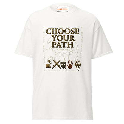 Oblivion Choose Your Path Shirt – Cyrodiil RPG Design