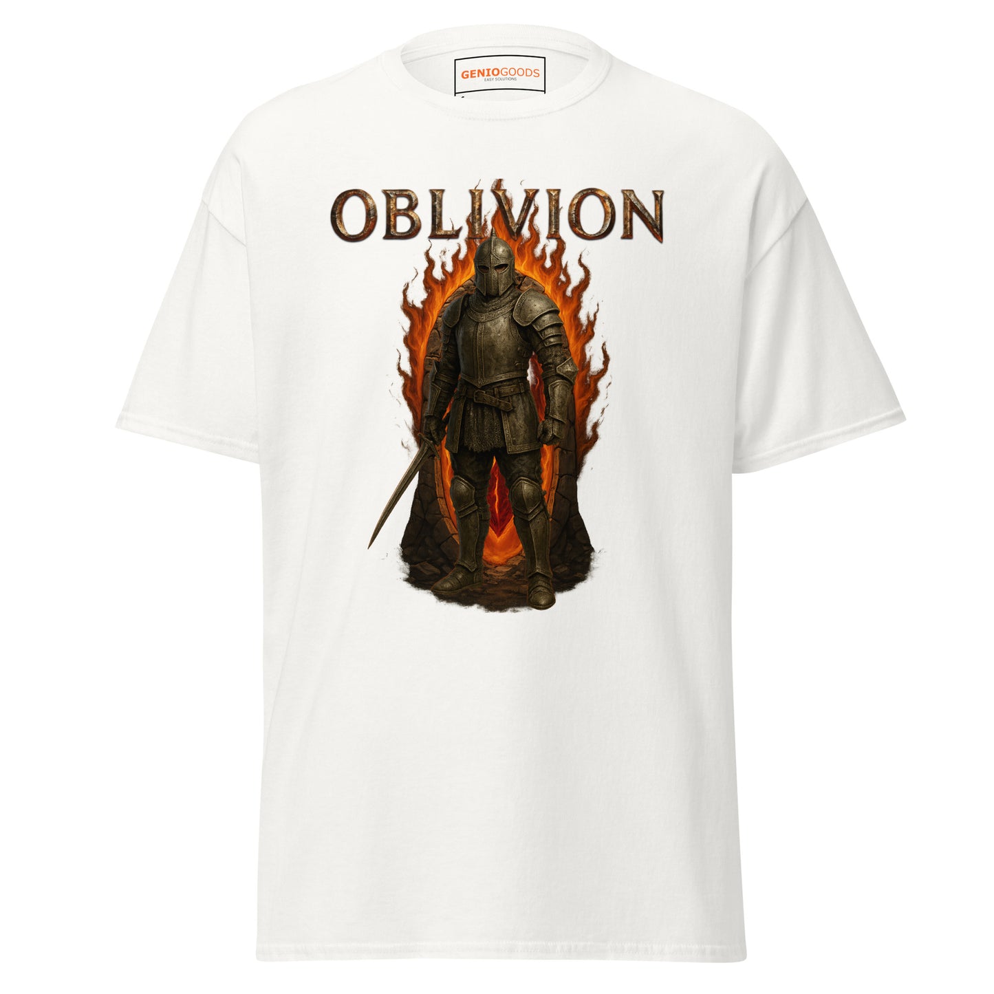 Oblivion Remastered Shirt – Classic Knight Design