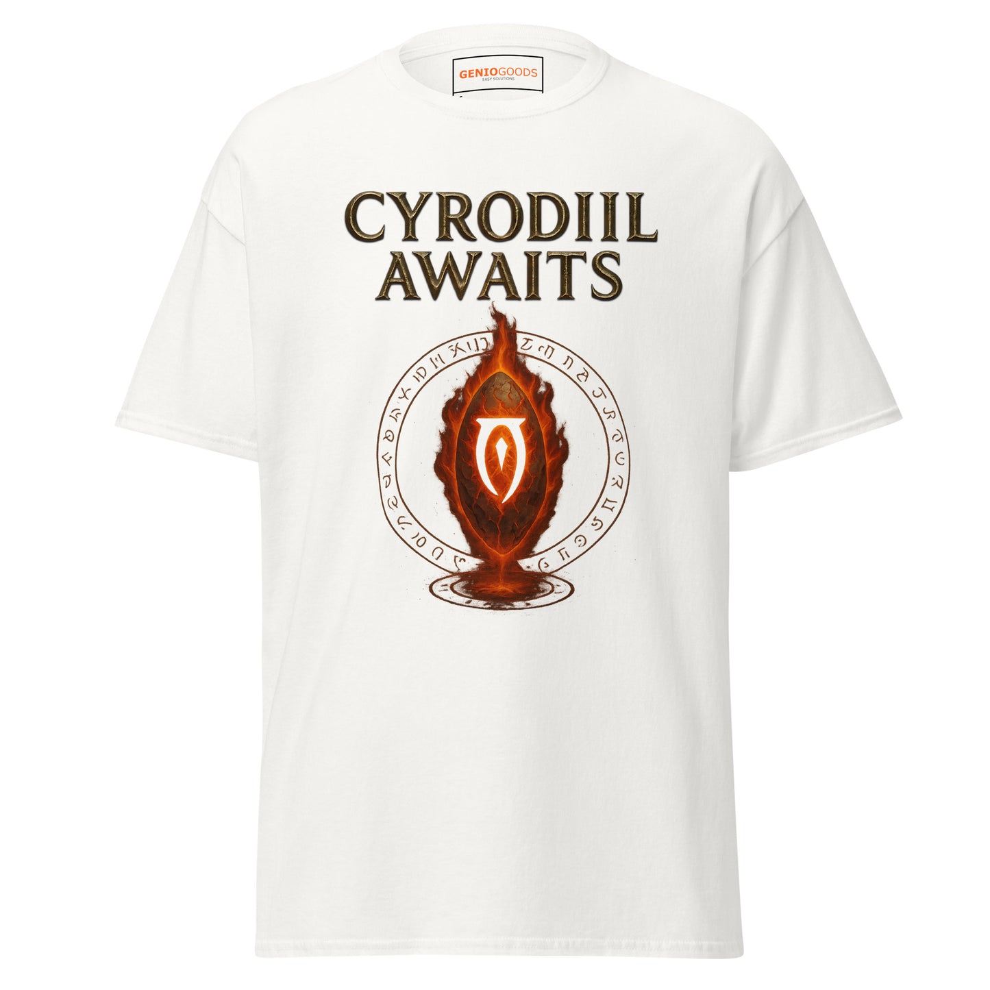 Oblivion Cyrodiil Awaits Shirt – Fiery Gate Design