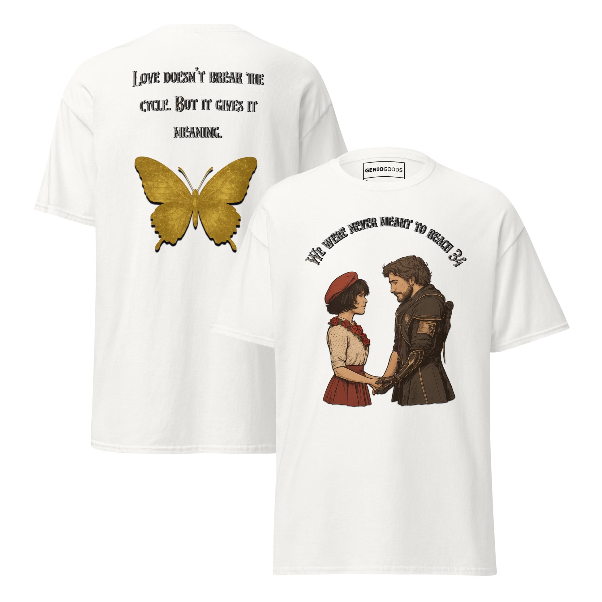 Clair Obscure Expedition 33 Shirt – Love Gives Meaning – fan-made gamer merch by GenioGoods