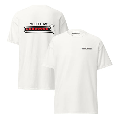 Love bar couple t-shirt – Your Love matching gaming apparel