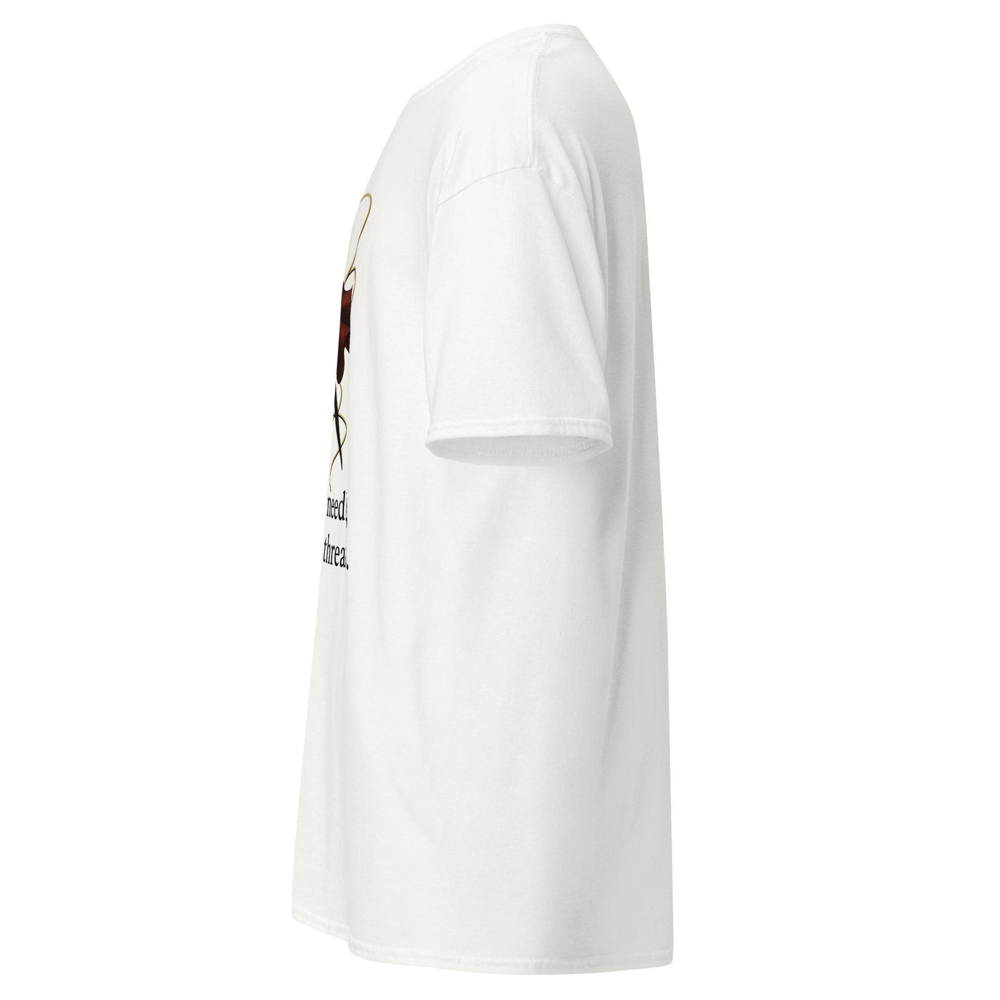 Hornet Needle T-Shirt – Minimalist Quote Fan Art Design – fan-made gamer merch by GenioGoods