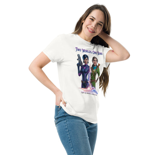 Two Worlds One Bond T-Shirt – Split Fiction Realistic Art