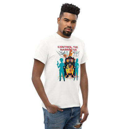 Control the Narrative T-Shirt – Dystopian Gamer Art