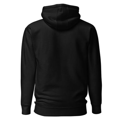 Back view of the Black Nine Sols Motion Hoodie Seal Momentum with clean back and no visible print