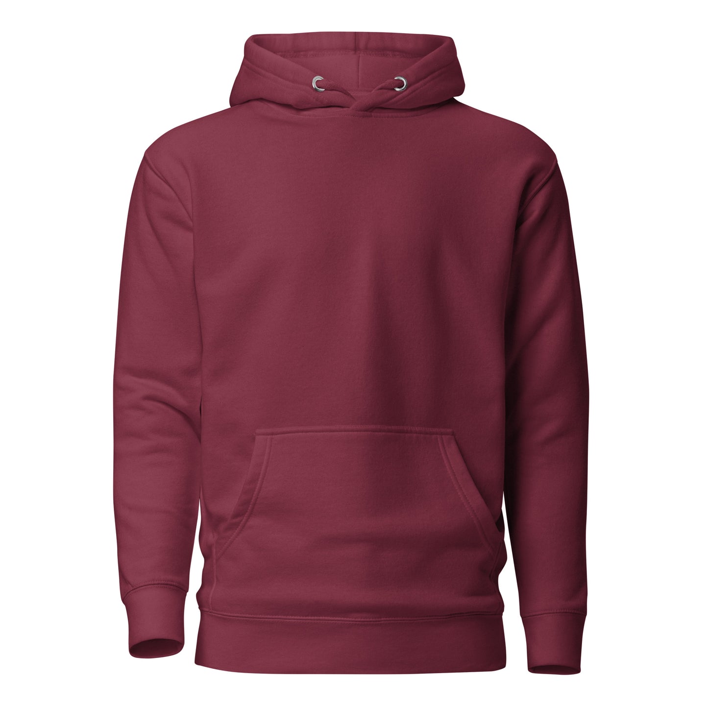 Front view of the Maroon Nine Sols Cliff Duel Hoodie Fallen Guardian Duel with clean front and no visible print