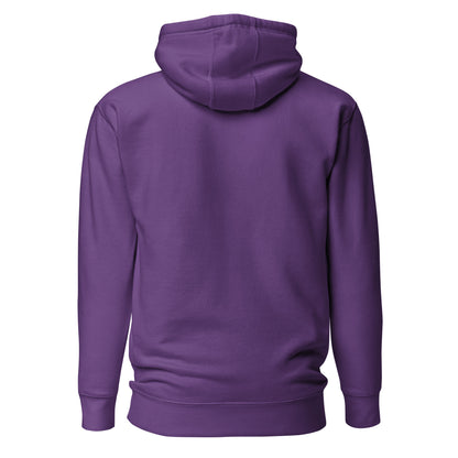 Back view of the purple Nine Sols Motion Hoodie Seal Momentum with clean back and no visible print