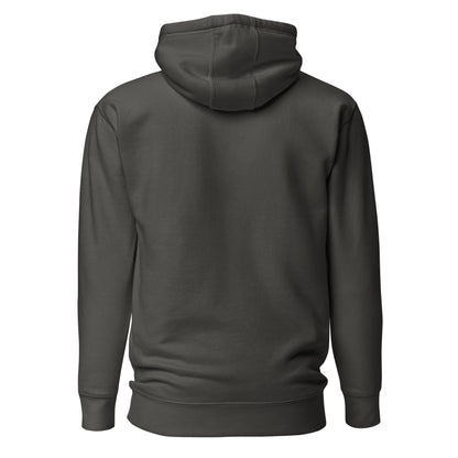Back view of the Vintage Black Nine Sols Motion Hoodie Seal Momentum with clean back and no visible print
