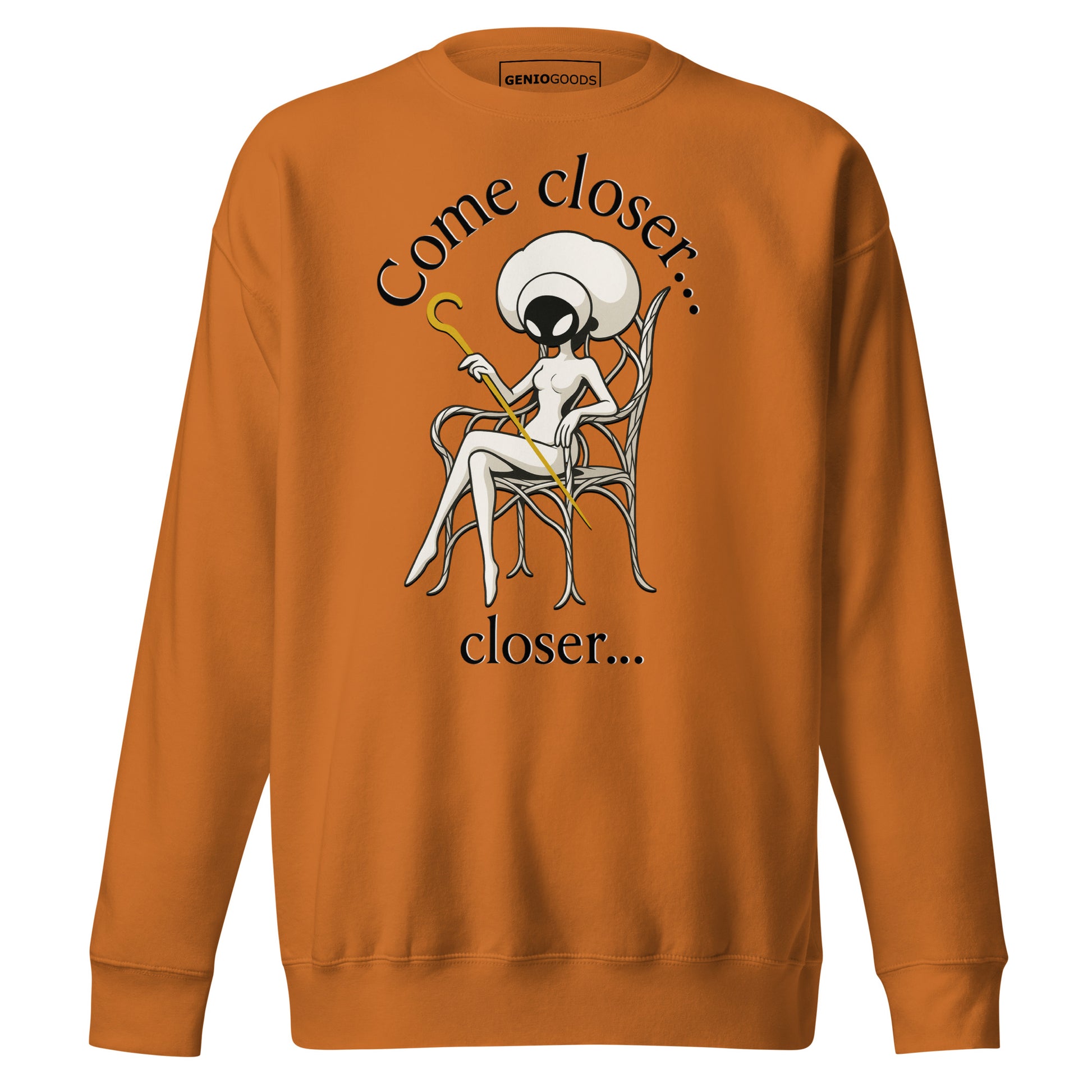 Hollow knight midwife sweatshirt dark lore fan art – fan-made gamer merch by GenioGoods