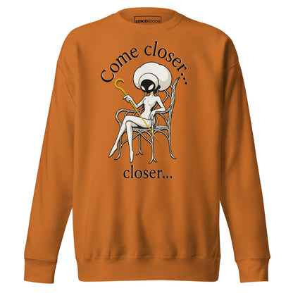 Hollow knight midwife sweatshirt dark lore fan art – fan-made gamer merch by GenioGoods