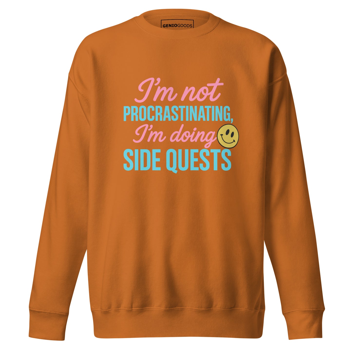 Side Quests Sweatshirt Funny Gamer Humor Cozy Fit – original gamer merch by GenioGoods