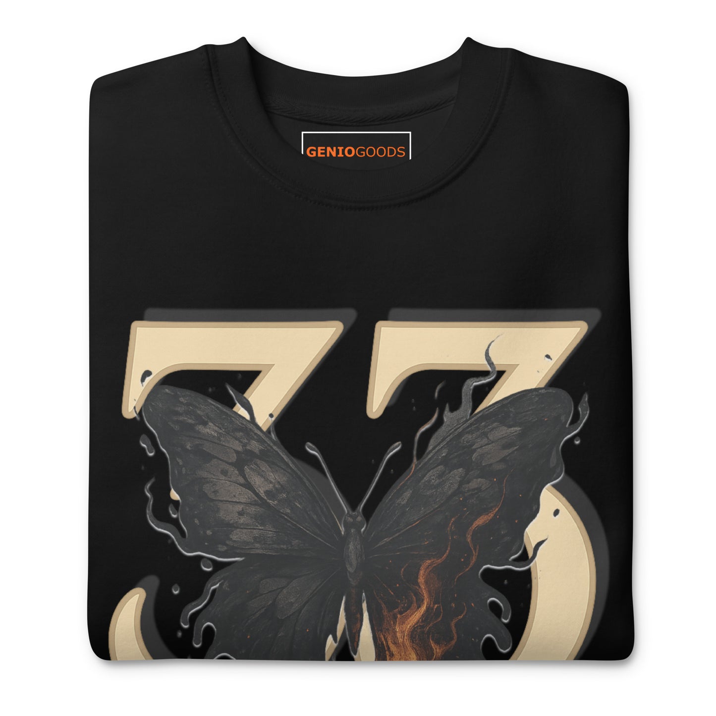 Clair Obscur 33 Sweatshirt – Legacy Butterfly Tribute – fan-made gamer merch by GenioGoods