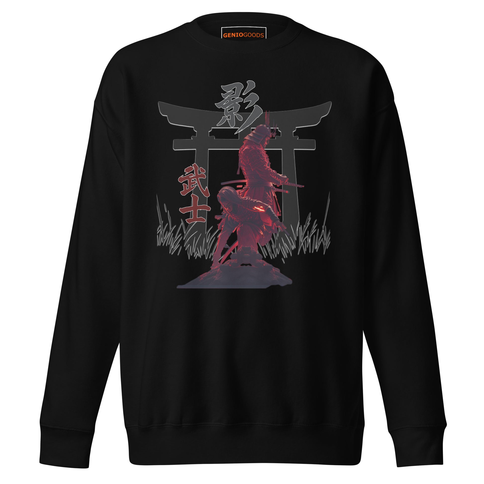 Torii Alliance Sweatshirt – Samurai x Ninja Tribute | AC Shadows – fan-made gamer merch by GenioGoods