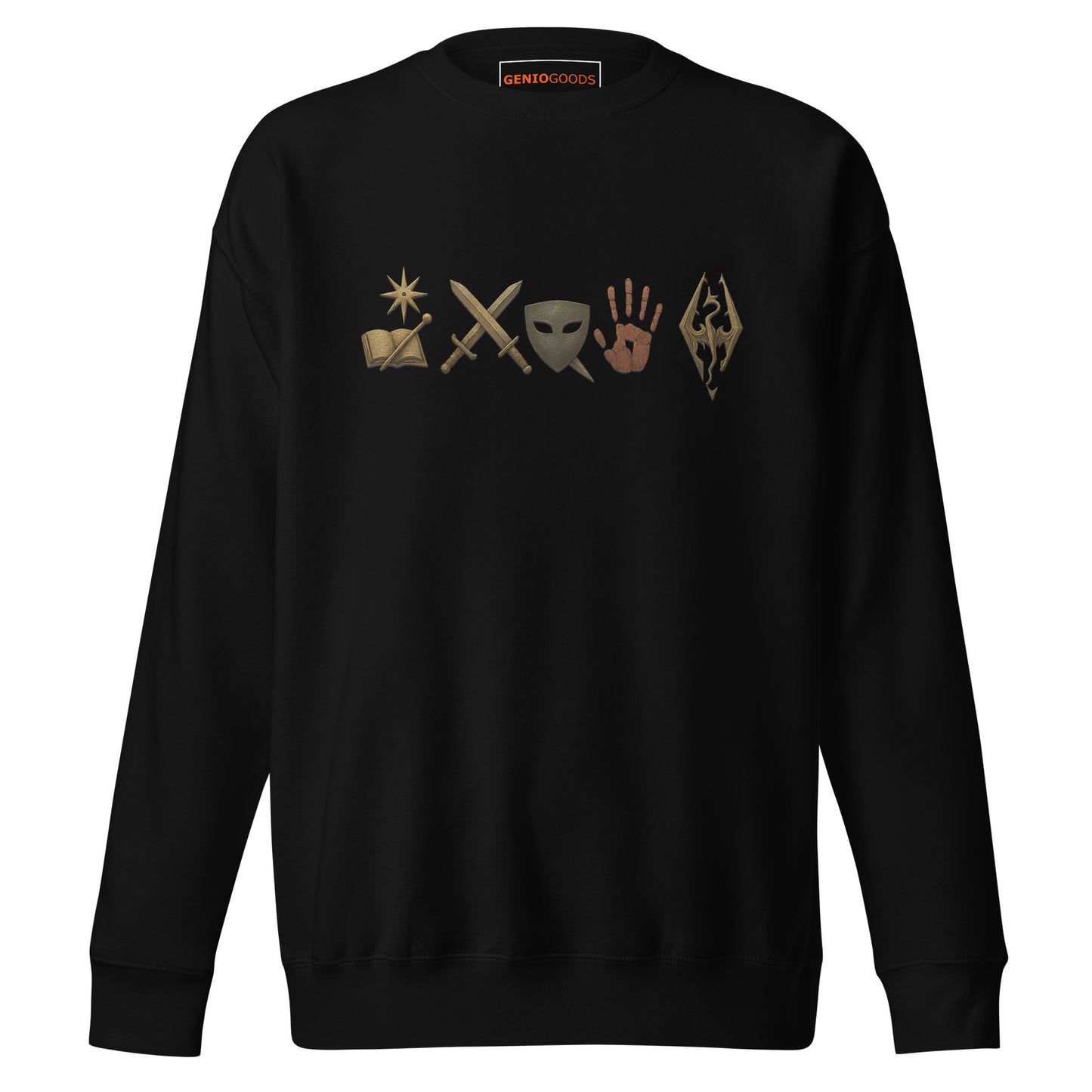 Elder Scrolls Guild Symbols Sweatshirt – Legacy Edition – fan-made gamer merch by GenioGoods