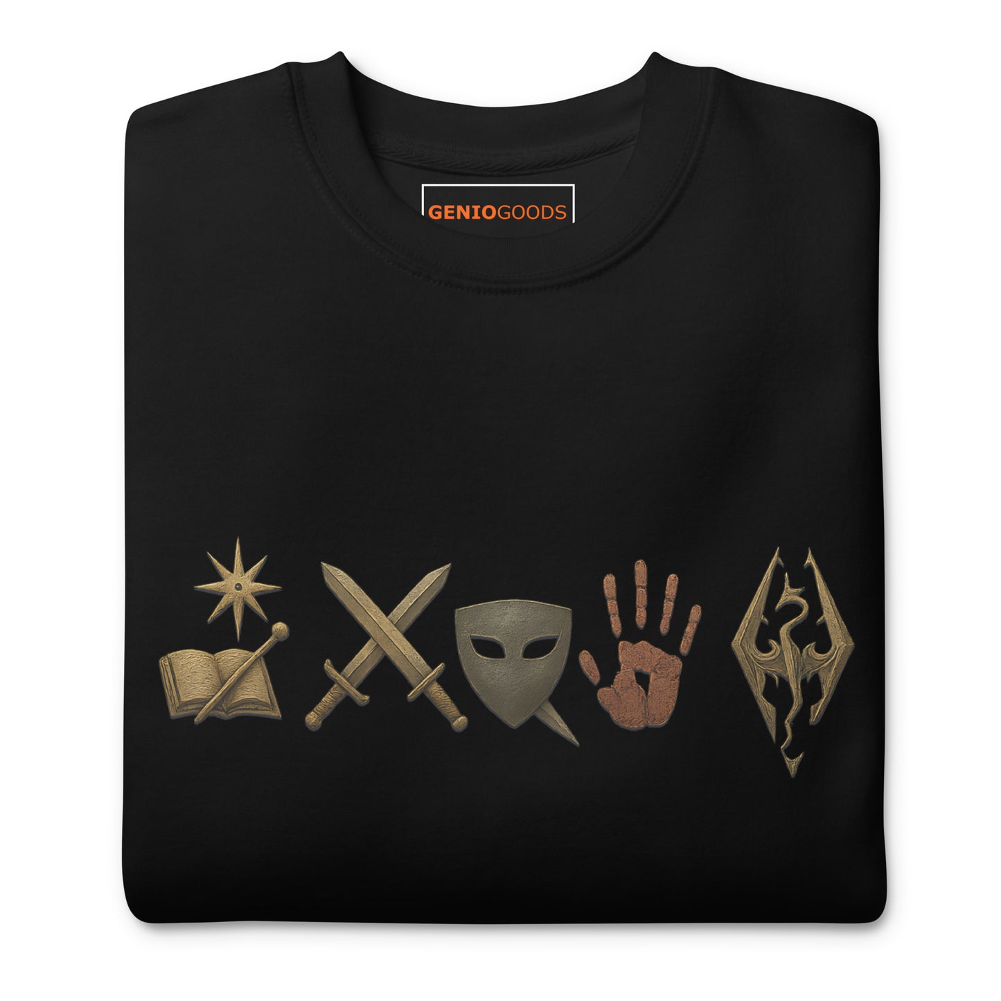 Elder Scrolls Guild Symbols Sweatshirt – Legacy Edition – fan-made gamer merch by GenioGoods