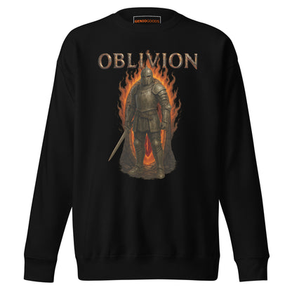 Oblivion Remastered Sweatshirt – Knight of the Gate Tribute – fan-made gamer merch by GenioGoods