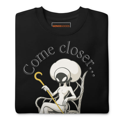 Hollow knight midwife sweatshirt dark lore fan art – fan-made gamer merch by GenioGoods