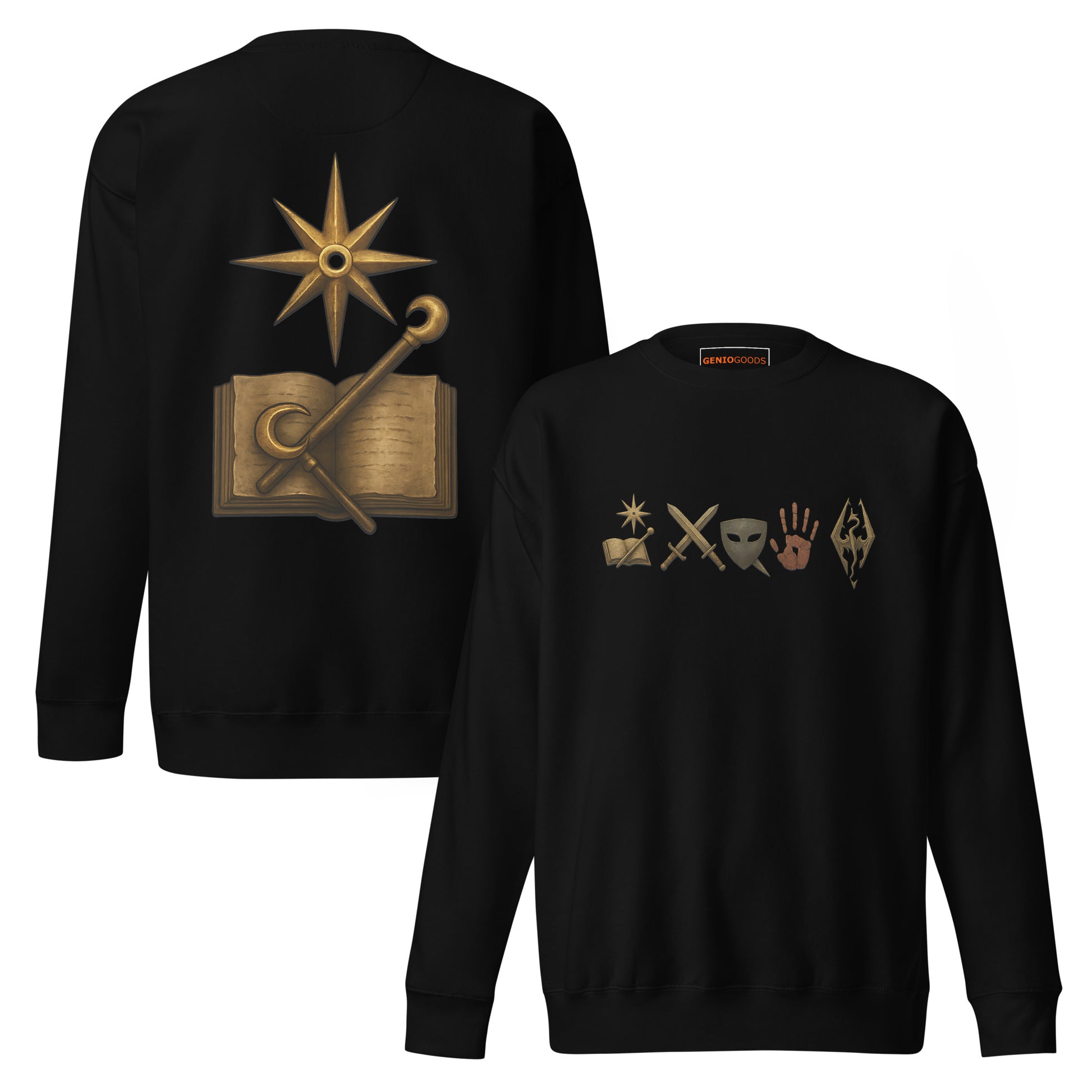 Elder Scrolls Guild Symbols Sweatshirt – Legacy Edition – fan-made gamer merch by GenioGoods