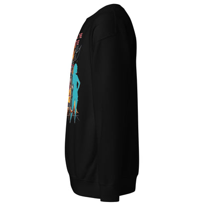 Split Fiction Fire Sweatshirt – Control the Narrative Edition – fan-made gamer merch by GenioGoods