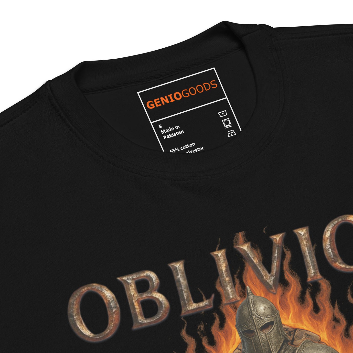 Oblivion Remastered Sweatshirt – Knight of the Gate Tribute – fan-made gamer merch by GenioGoods