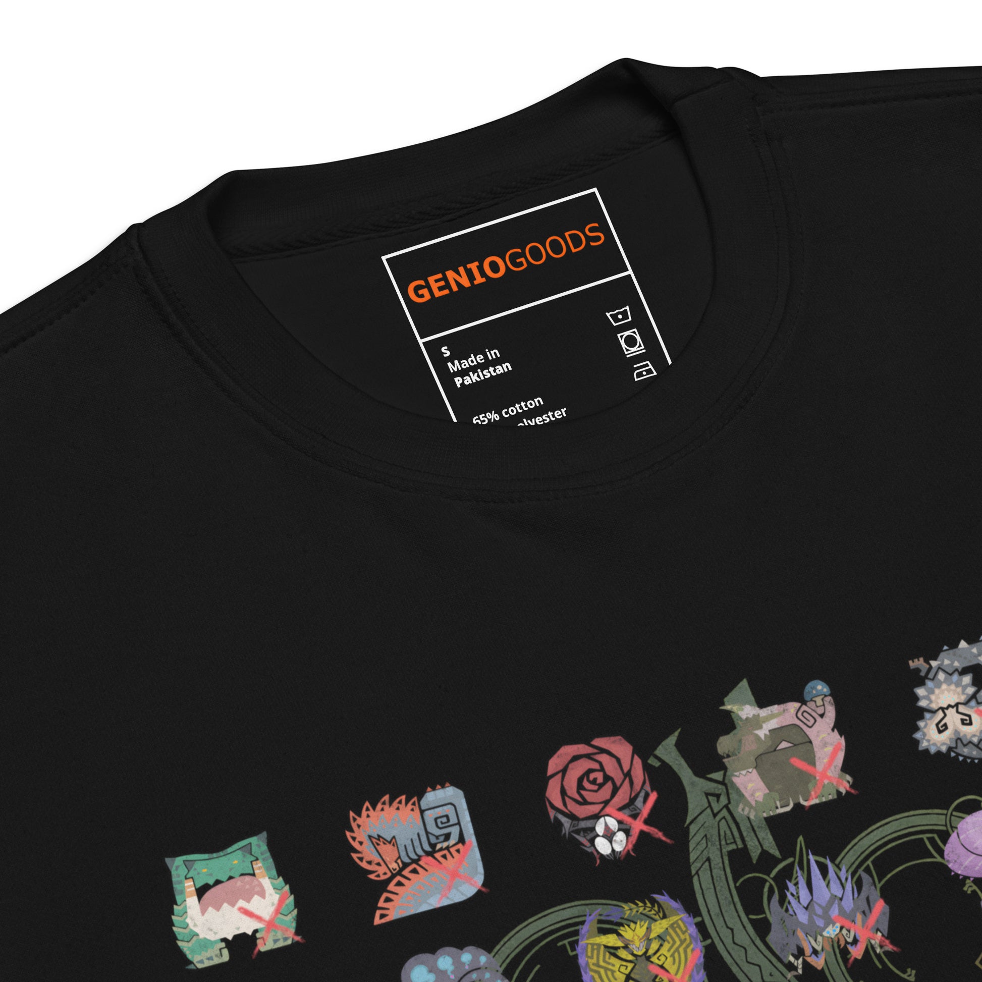 Monster Hunter Wilds Double Sided Hoodie – Legacy Print – fan-made gamer merch by GenioGoods