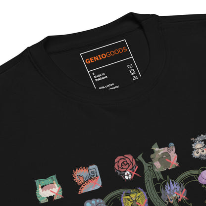 Monster Hunter Wilds Double Sided Hoodie – Legacy Print – fan-made gamer merch by GenioGoods