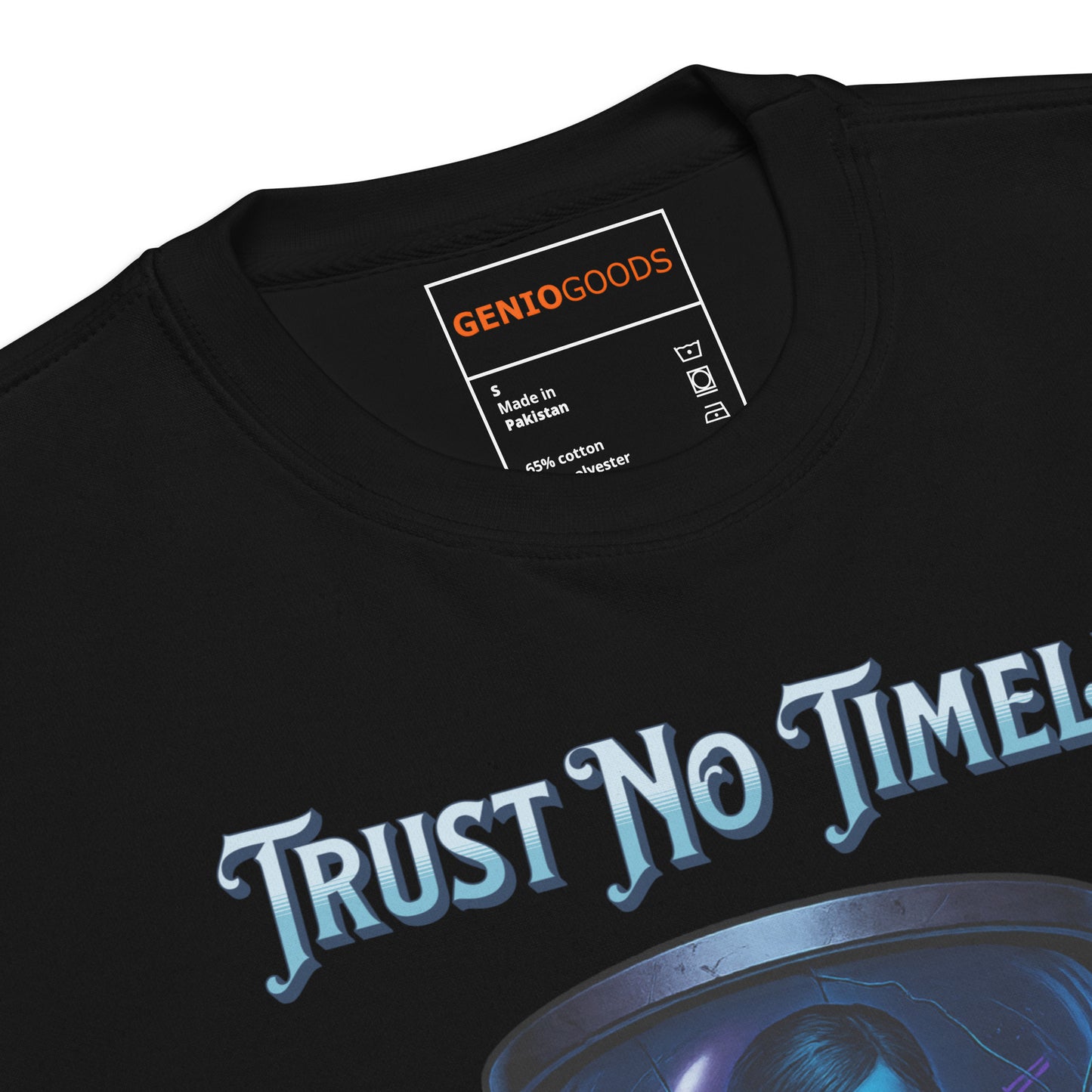 Black gamer sweatshirt inspired by Split Fiction – Dual Reality design | GenioGoods